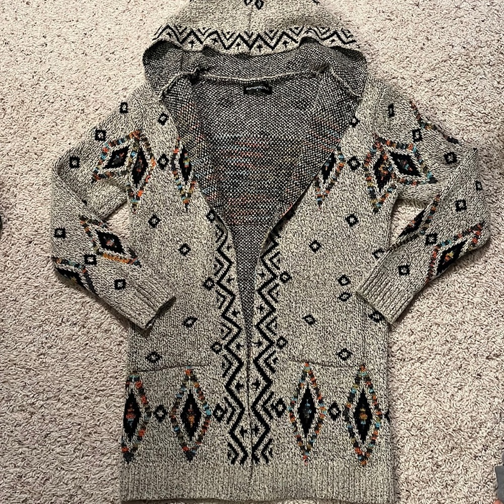 Gray Women’s Small Cardigan Button Up